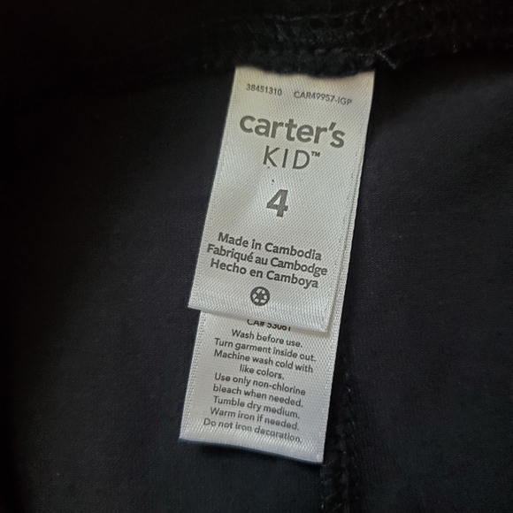 Carter's Girl's Buffalo Check Top and Legging Set - Picture 7 of 10